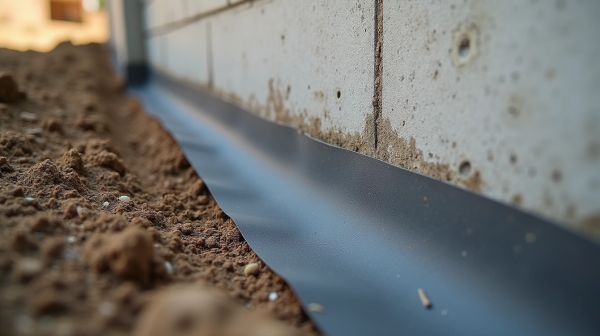 Protégez vos fondations avec une étanchéité efficace pour mur enterré